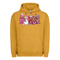 Pigment Peanut Butter nurse pink christmas Urban Hoodie - OliviaCreatesArt