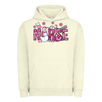 Pigment Pistachio nurse pink christmas Urban Hoodie - OliviaCreatesArt