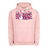Pigment Salmon nurse pink christmas Urban Hoodie - OliviaCreatesArt