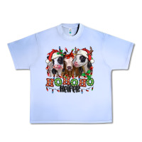 Ho Ho Ho Heifer Christmas Heifers Urban Heavy Tee | Teevron
