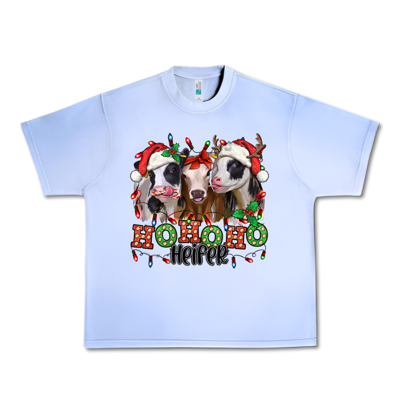 Ho Ho Ho Heifer Christmas Heifers Urban Heavy Tee by Jasminsmagicworld | Teevron