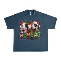 Midnight Navy ho ho ho heifer christmas heifers Urban Heavy Tee - Jasminsmagicworld