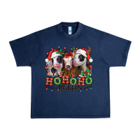 Navy ho ho ho heifer christmas heifers Urban Heavy Tee - Jasminsmagicworld