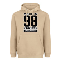 Mushroom Made in 98 22 Years Of Awesomeness Heavyweight Hoodie - Bettercallsaul