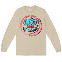 Mushroom happy 100 days of school Long Sleeve Tee - MaliasSmallBusiness