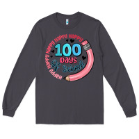 Smoke happy 100 days of school Long Sleeve Tee - MaliasSmallBusiness