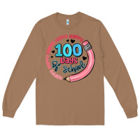 Toasted Coconut happy 100 days of school Long Sleeve Tee - MaliasSmallBusiness