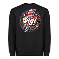 Black Western Gigi Patriotic Heavyweight Sweatshirt - LillyAllenDesigns