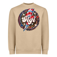 Mushroom Western Gigi Patriotic Heavyweight Sweatshirt - LillyAllenDesigns