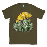 Army Green texas rainbow cactus Classic Tee - LillyAllenDesigns