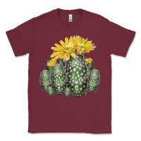 Burgundy texas rainbow cactus Classic Tee - LillyAllenDesigns