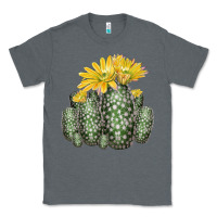 Charcoal Heather texas rainbow cactus Classic Tee - LillyAllenDesigns