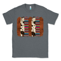 Charcoal Heather serape cowhide  brushstroke Classic Tee - AdoDesignShop