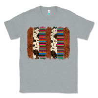 Heather Grey serape cowhide  brushstroke Classic Tee - AdoDesignShop