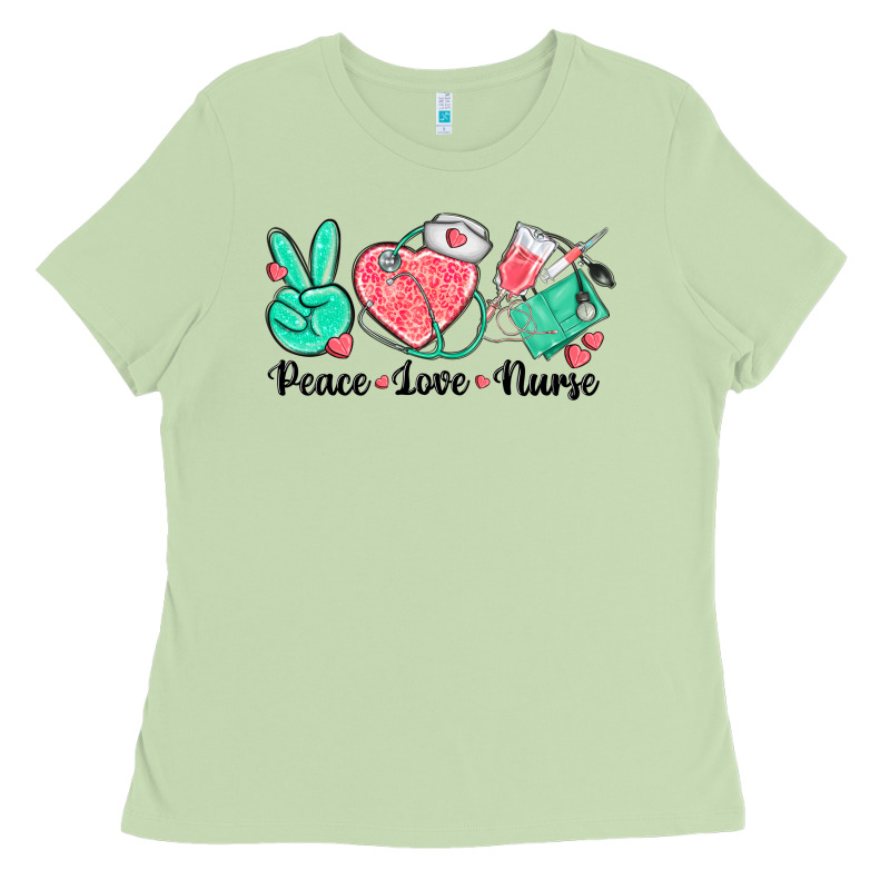 Peace Love Nurse Ladies Tee by texasbilliewilder | Teevron