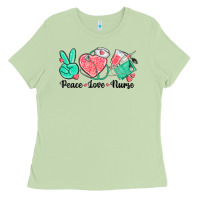 Matcha peace love nurse Ladies Tee - texasbilliewilder