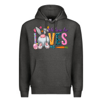 Charcoal Heather Oh how he loves us Premium Hoodie - NancyCooperArtShop