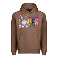 Chestnut Oh how he loves us Premium Hoodie - NancyCooperArtShop