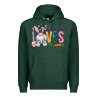 Sports Green Oh how he loves us Premium Hoodie - NancyCooperArtShop