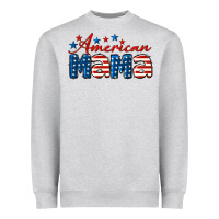 Heather Grey American Mama Heavyweight Sweatshirt - LillyAllenDesigns