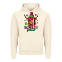 Vintage Artic i'm freakin freezin pink christmas long haired cow Vintage Hoodie - Jasminsmagicworld