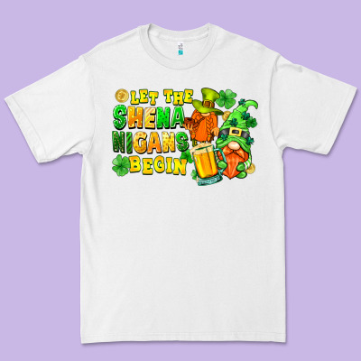 Let The Shenanigans Begin Premium Tee Designed By Fadigitalartstudio