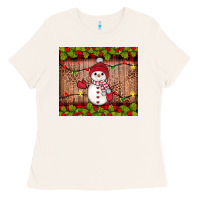 Bone snowman Christmas Ladies Tee - JahusDesignShop
