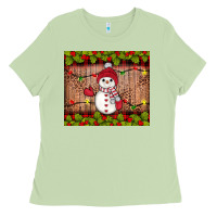 Matcha snowman Christmas Ladies Tee - JahusDesignShop