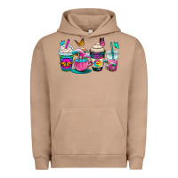 Pigment Burro tie dye coffee cups Urban Hoodie - OliviaCreatesArt
