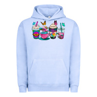 Pigment Grape Ice tie dye coffee cups Urban Hoodie - OliviaCreatesArt