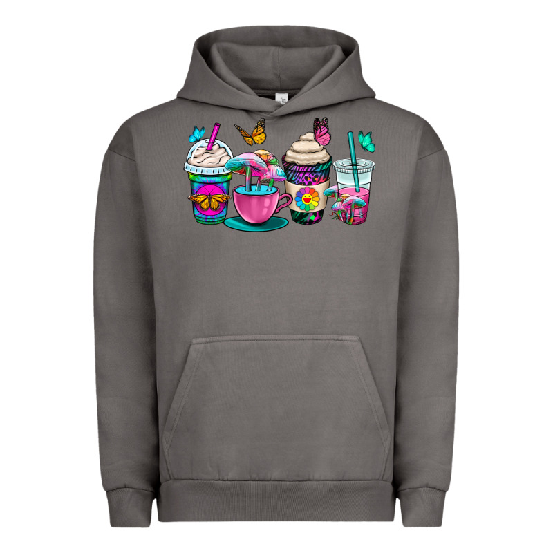 Tie Dye Coffee Cups Urban Hoodie by OliviaCreatesArt | Teevron