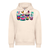 Sandshell tie dye coffee cups Urban Hoodie - OliviaCreatesArt