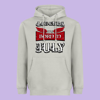 Legends Are Born In July Heavyweight Hoodie Designed By Bettercallsaul