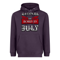 Plum Legends are born in July Heavyweight Hoodie - Bettercallsaul