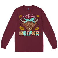 Burgundy heifer Long Sleeve Tee - MaliasSmallBusiness