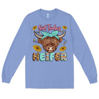 Colony Blue heifer Long Sleeve Tee - MaliasSmallBusiness