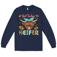 Navy heifer Long Sleeve Tee - MaliasSmallBusiness