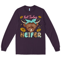 Plum heifer Long Sleeve Tee - MaliasSmallBusiness