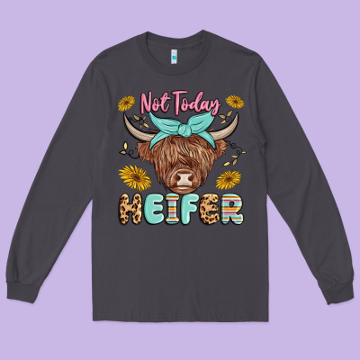 Heifer Long Sleeve Tee Designed By Maliassmallbusiness