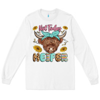 White heifer Long Sleeve Tee - MaliasSmallBusiness