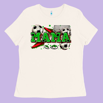 Mama Soccer Ladies Tee Designed By Zillion Design Studio