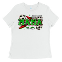 White mama soccer Ladies Tee - Zillion Design Studio