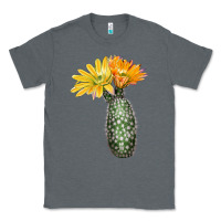 Charcoal Heather texas rainbow cactus Classic Tee - LillyAllenDesigns