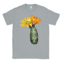 Heather Grey texas rainbow cactus Classic Tee - LillyAllenDesigns