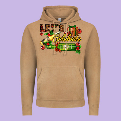 Let`s Celebrate With Beer Bottles Vintage Hoodie Designed By Adodesignshop