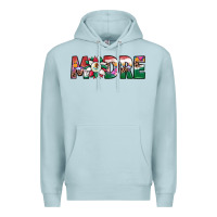 Blue Mist mexican flag sunflower madre Premium Hoodie - JahusDesignShop