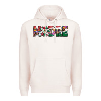 Pale Pink mexican flag sunflower madre Premium Hoodie - JahusDesignShop