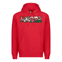 Red mexican flag sunflower madre Premium Hoodie - JahusDesignShop