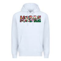 White mexican flag sunflower madre Premium Hoodie - JahusDesignShop