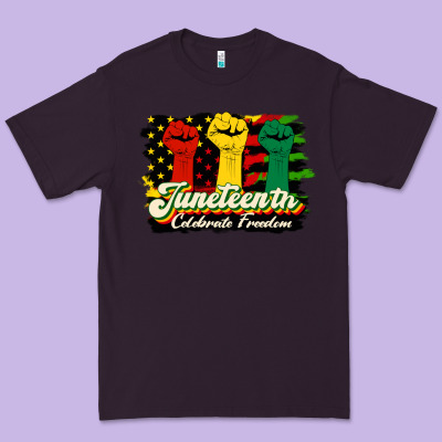 Juneteenth Celebrate Freedom Premium Tee Designed By Hra Design Shop